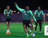 Green Falcons continue training ahead of World Cup qualifier against Jordan