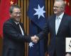 Chinese premier agrees with Australia to ‘properly manage’ differences