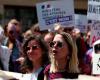 French feminists march against far right with days before vote