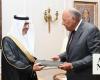 Saudi ambassador to Egypt hands over copy of credentials to Egyptian FM