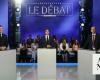 French PM, far-right chief cross swords in raucous election debate