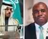 Saudi FM receives phone call from newly appointed British counterpart