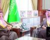 Madinah governor receives deputy minister of energy