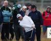 England’s Brown birdies last to lead The Open