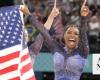 Simone Biles captures her seventh Olympic gold medal by winning women's vault for a second time