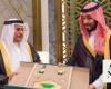 Saudi crown prince receives speaker of Arab Parliament in Jeddah