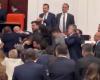 Turkish MPs draw blood in brawl during debate on jailed colleague