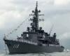 Japan sails warship in Taiwan Strait for first time