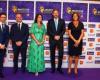 UK's Prince Harry celebrates 'little legends' at London charity awards