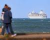 Cruise ship still stuck off the coast of Northern Ireland after ‘paperwork’ setback