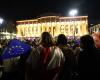 Georgia’s president calls for rally to save ‘European future’ as thousands protest disputed election