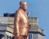 Uproar in Ghana after president unveils his own statue