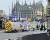 Man in critical condition after heart attack following fight on Westminster Bridge; cops rule out stabbing, arrest four