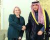 Saudi climate envoy meets UK counterpart in Riyadh