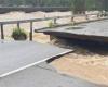 Major highway partly collapses as Australian floods worsen