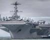 US aircraft carrier collides with merchant ship near Suez Canal