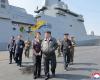 Kim oversees warship weapons test-fire, eyes nukes for N. Korea navy
