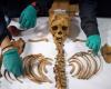Peru gas workers unearth 1,000-year-old child mummy beneath Lima street