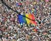 ‘Love can’t be banned’: Budapest Pride defies Orban clampdown with record 200,000 crowd