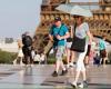 Eiffel Tower is closed to tourists due to searing heat