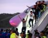 Shackled and paraded, now home: El Salvador frees 252 Venezuelan migrants in US prisoner swap