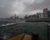 Hong Kong battered by strong winds and heavy rain as Typhoon Wipha skims past