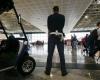 Passengers evacuated from Italian airport after 'lunatic' sets fire to check-in desks