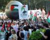 Hundreds of thousands rally across Europe for Gaza ceasefire and flotilla activists