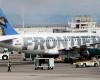 Frontier plane kills trespasser on Denver runway, 12 injured in evacuation after engine fire