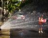 New Yorkers crack hydrants to cool off as 43°C heat index melts city streets