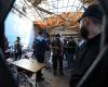 Ambulances race through Damascus after cafe bomb blast near courthouse kills nine, wounds 20 amid chaos