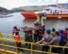Navy vessel, other ships rescue more than 100 from ferry fire off Bali