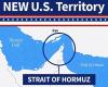 Trump posts map naming Strait of Hormuz ‘New US Territory’ amid Iran tensions