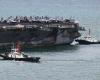 US carrier at centre of onboard controversy heads to Pattaya after nine months at sea