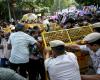Indian police detain dozens of protesters demanding election chief resign over voter-roll irregularities