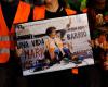 Thousands march in Madrid for pensioner who became face of Spain’s housing crisis